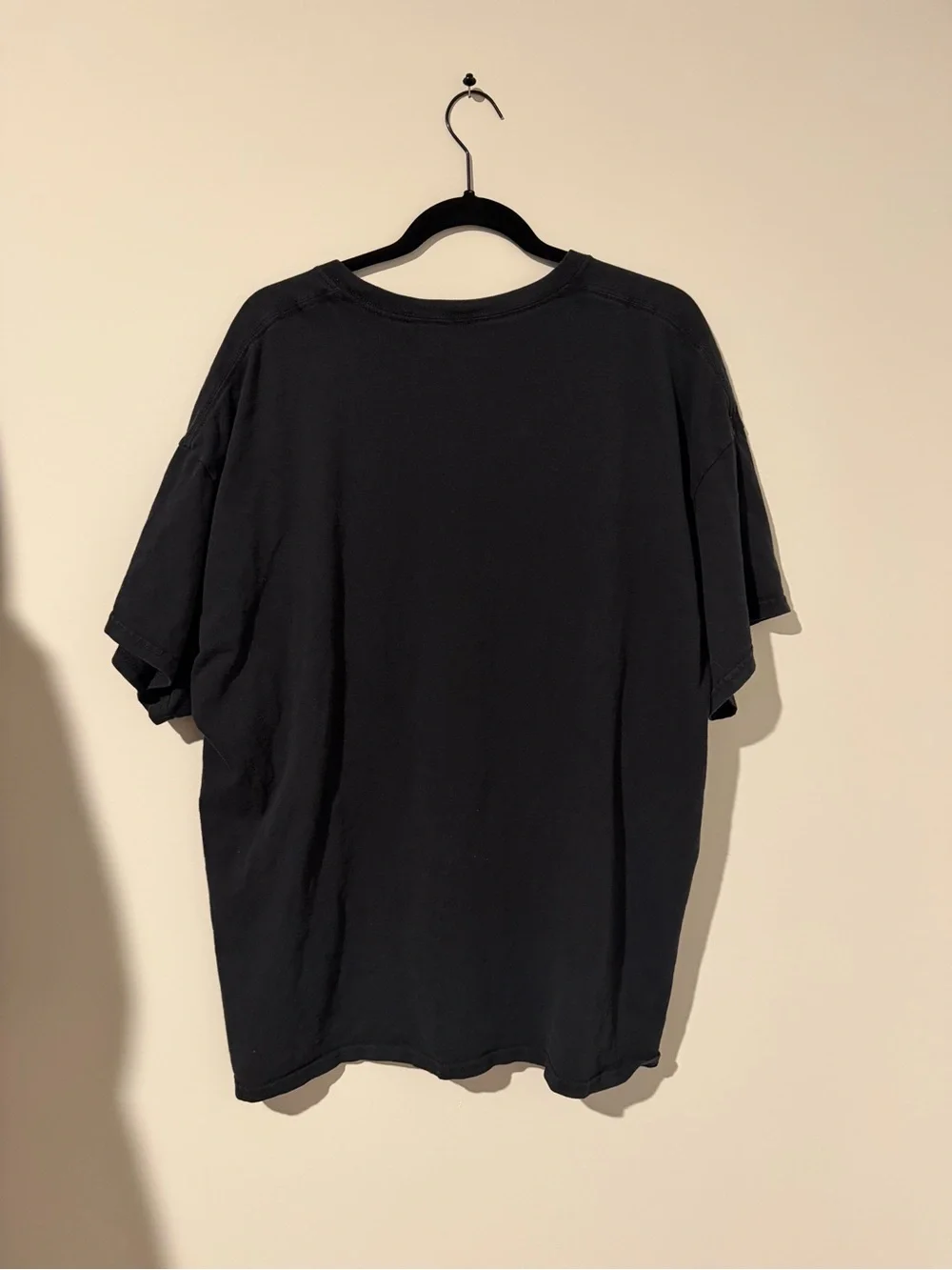 NIRVANA Black Tee with Yellow Logo‎ Smiley